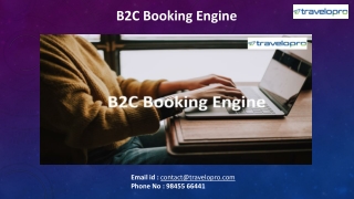 B2C Booking Engine