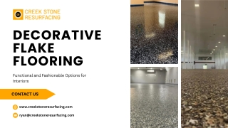 What Makes Decorative Flake Flooring a Popular Choice for Modern Interiors