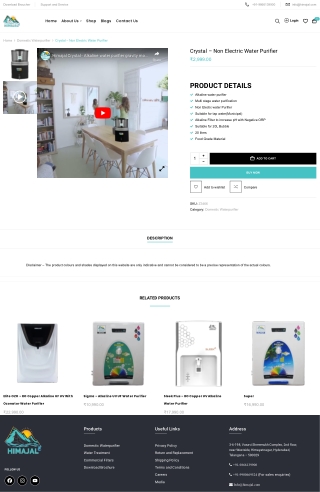 Alkaline water purifiers