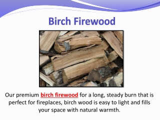 Birch Firewood
