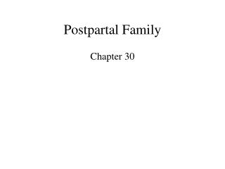 Postpartal Family
