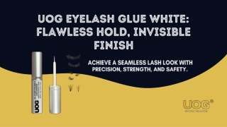UOG White Eyelash Adhesive Glue for Extensions