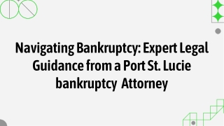 Port st lucie bankruptcy attorney