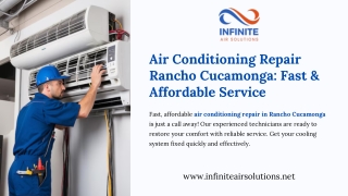 Air Conditioning Repair Rancho Cucamonga: Fast & Affordable Service