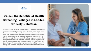 Unlock the Benefits of Health Screening Packages in London for Early Detection