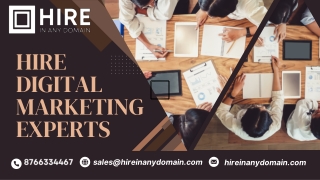 Hire Digital Marketing Experts
