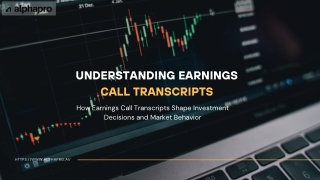 Understanding Earnings Call Transcripts