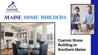 Custom Home Builders Portland ME - Maine Home Builders