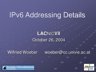 IPv6 Addressing Details