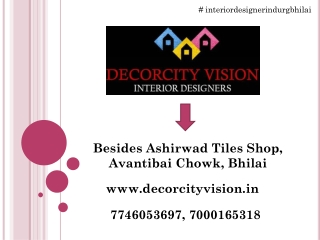 interior designer in durg bhilai