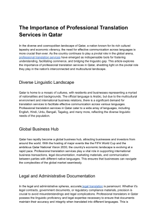 The Importance of Professional Translation Services in Qatar.docx