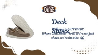 Buy Stylish Deck Shoes at HEYDUDE