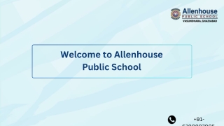 Top 10 Schools in Ghaziabad | Allenhouse Public School |  91-6390907005