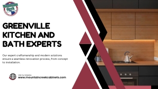 Greenville Kitchen and Bath Remodeling | Mountain Creek Cabinets