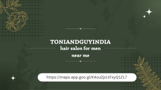 hair salon for men near me