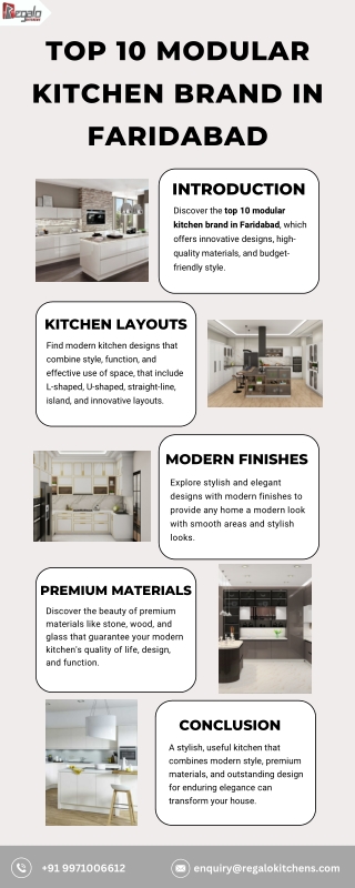 Top 10 Modular Kitchen Brand In Faridabad