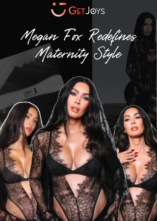 Redefining Pregnancy Style: Megan Fox’s Black Lace Masterpiece