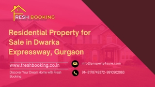 Residential Property for Sale on Dwarka Expressway, Gurgaon