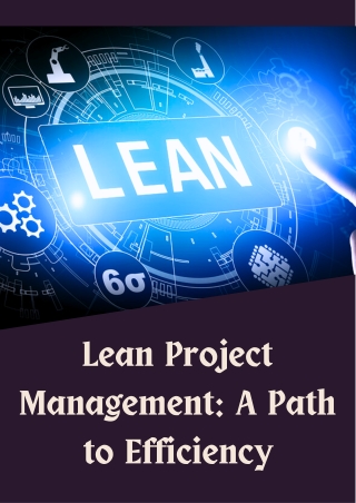 Lean Project Management A Path to Efficiency