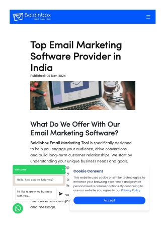 Email marketing software