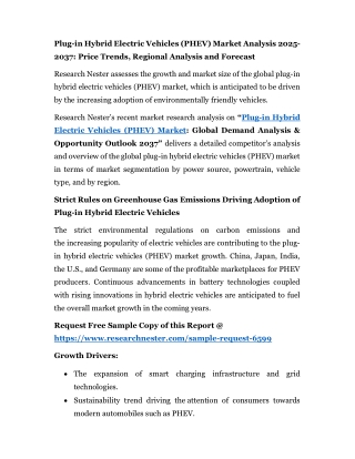 Plug-in Hybrid Electric Vehicles (PHEV) Market