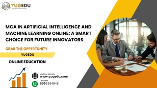 MCA in Artificial Intelligence and Machine Learning Online: Yugedu