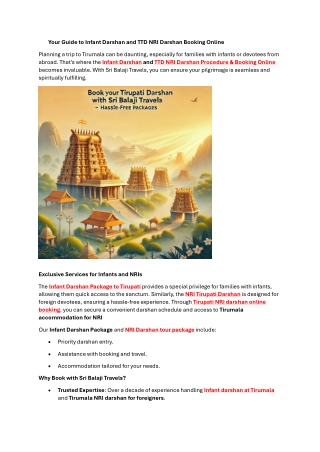Infant and NRI Darshan blog 40
