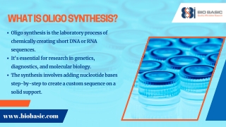 Advanced Oligo Synthesis Solutions | Premium-Quality Oligos