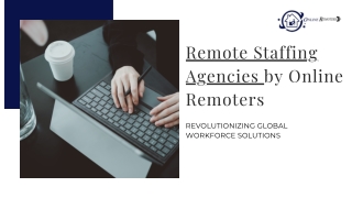 Remote Staffing Agencies by Online Remoters