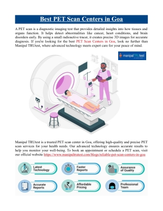Best PET Scan Centers in Goa