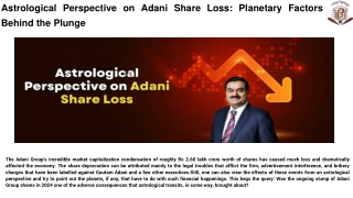 Astrological Perspective on Adani Share Loss_ Planetary Factors Behind the Plunge