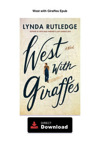 West with Giraffes Ebook