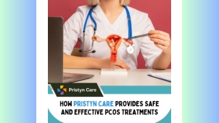 How Pristyn Care Provides Safe and Effective PCOS Treatments