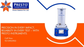 Burst test machine