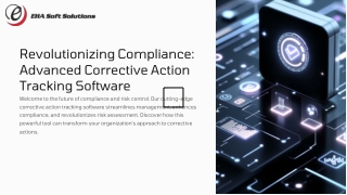 Corrective Action Tracking Software for Enhanced Compliance and Risk Control