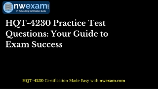 HQT-4230 Practice Test Questions Your Guide to Exam Success