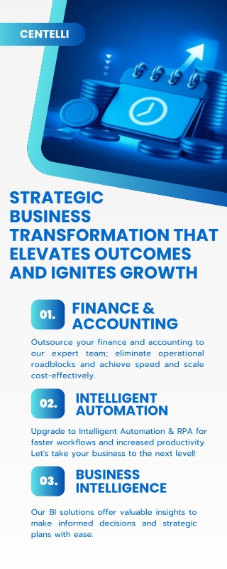 Centelli Finance & Accounting Intelligent Automation BI