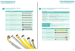 Flexible Hose For Gas