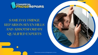 Same Day Fridge Repairs in Seven Hills and Abbotsford by Qualified Experts