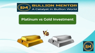 Gold vs. Silver Investment