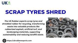 scrap tyres shred