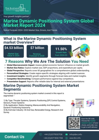 Marine Dynamic Positioning System Global Market Report 2024