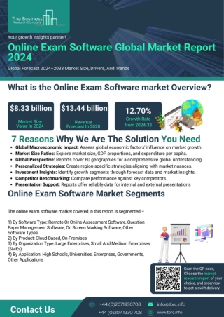 Online Exam Software Global Market Report 2024