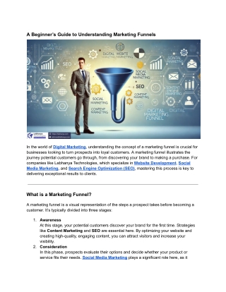 A Beginner’s Guide to Understanding Marketing Funnels