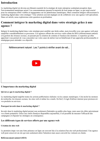 Comment intégrer le marketing digital dans votre stratégie grâce à une agence ?