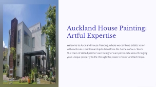 Auckland house painting services