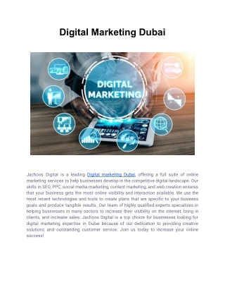 Digital Marketing Dubai