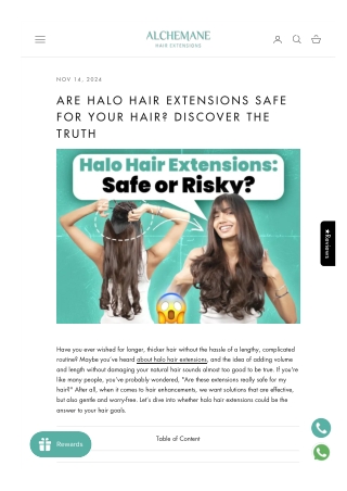 Are-Halo Hair Extensions Safe for Your Hair Discover-the Truth