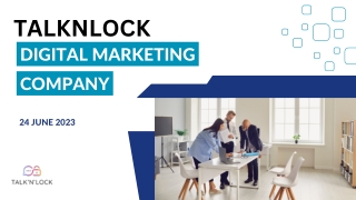 Blue Modern and Professional Digital Marketing Agency Presentation