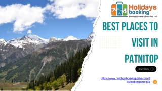 Best Places to Visit in Patnitop